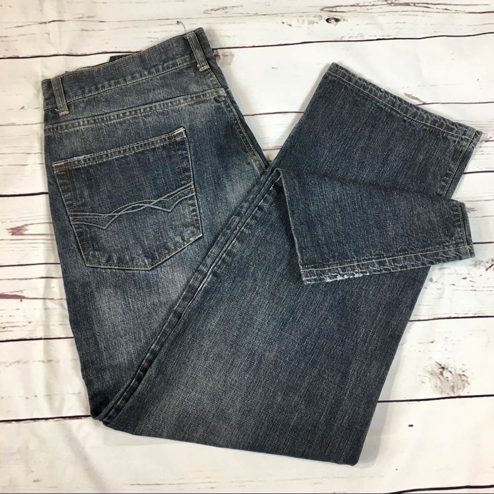 ⭐️ Indigo Star Mens Denim Jeans EUC 36 x 30